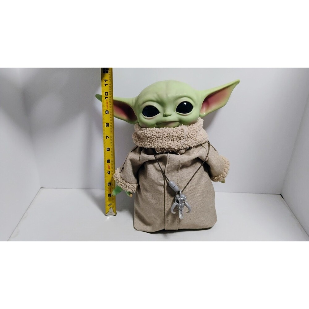 2020 MATTEL STAR WARS THE MANDALORIAN GROGU THE CHILD 11” PLUSH HARD HEAD - Picture 2 of 7